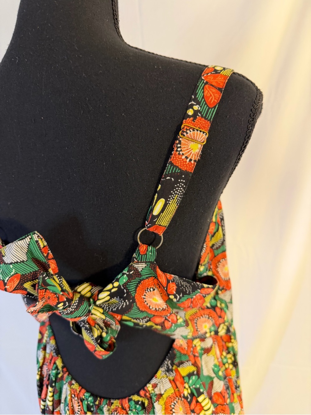 Natural Life Mia Tie Back Maxi Dress, size large. - Picture 6 of 11